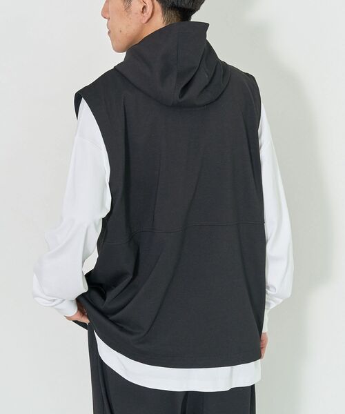 CRAFT STANDARD BOUTIQUE（クラフトスタンダードブティック）の「UVカット/速乾 DRY-MIXベスト（ベスト・メンズ・ブラック/グレイッシュベージュ/ネイビー・M/L/XL）」の21枚目の写真