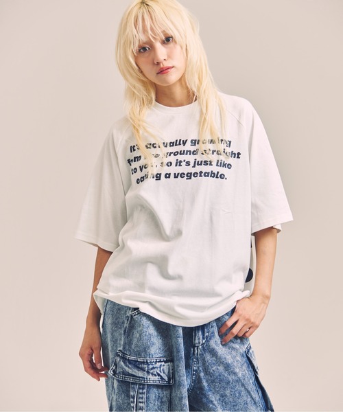 GALLIS ADDICTION(ガリスアディクション)の「GA MESSAGE-LOGO TEE(Tシャツ/カットソー・メンズ・ホワイト/ブラック・M/L)」の5枚目の写真