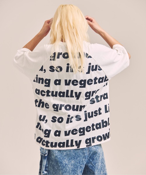 GALLIS ADDICTION(ガリスアディクション)の「GA MESSAGE-LOGO TEE(Tシャツ/カットソー・メンズ・ホワイト/ブラック・M/L)」の10枚目の写真