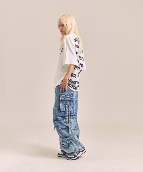 GALLIS ADDICTION(ガリスアディクション)の「GA MESSAGE-LOGO TEE(Tシャツ/カットソー・メンズ・ホワイト/ブラック・M/L)」の17枚目の写真