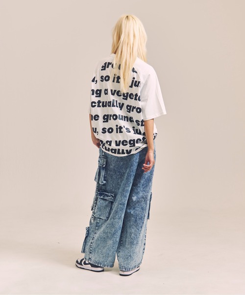 GALLIS ADDICTION(ガリスアディクション)の「GA MESSAGE-LOGO TEE(Tシャツ/カットソー・メンズ・ホワイト/ブラック・M/L)」の18枚目の写真