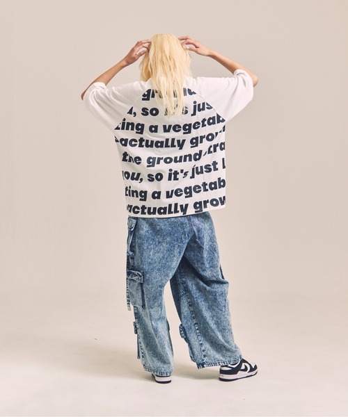 GALLIS ADDICTION(ガリスアディクション)の「GA MESSAGE-LOGO TEE(Tシャツ/カットソー・メンズ・ホワイト/ブラック・M/L)」の19枚目の写真