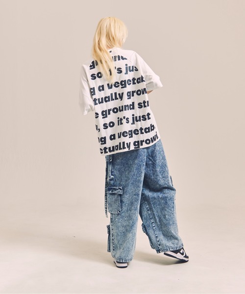 GALLIS ADDICTION(ガリスアディクション)の「GA MESSAGE-LOGO TEE(Tシャツ/カットソー・メンズ・ホワイト/ブラック・M/L)」の20枚目の写真