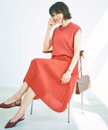 23区　ワンピース　赤色 23区】ONも、OFFも。毎日に自信をくれる“ワンピース