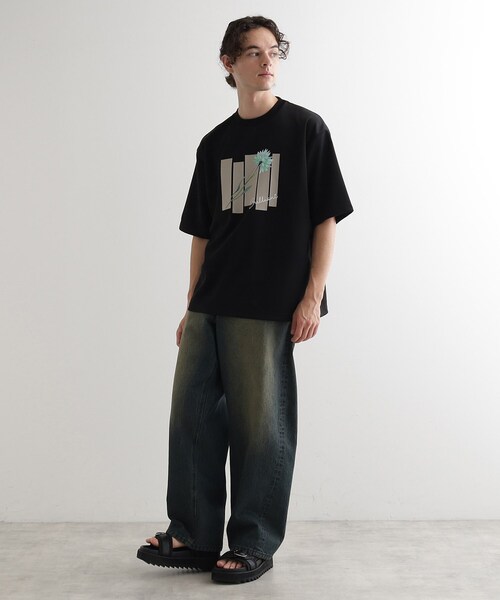 tk.TAKEO KIKUCHI（ティーケータケオキクチ）の「ピースカットフラワープルオーバー（Tシャツ/カットソー・メンズ・ナチュラル/ホワイト/ブラック・04/03/02）」の10枚目の写真