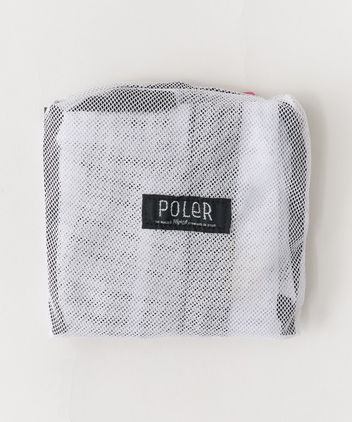 POLeR（ポーラー）の「POLeR/ポーラー MESH STUFF KNAPSACK ナップサック（バックパック/リュック・メンズ・イエロー/ブラック/マルチ/ホワイト・FREE）」の15枚目の写真
