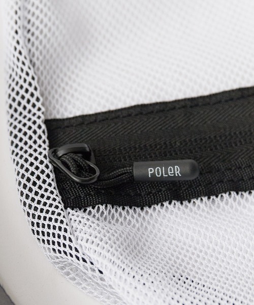 POLeR（ポーラー）の「POLeR/ポーラー MESH STUFF KNAPSACK ナップサック（バックパック/リュック・メンズ・イエロー/ブラック/マルチ/ホワイト・FREE）」の5枚目の写真
