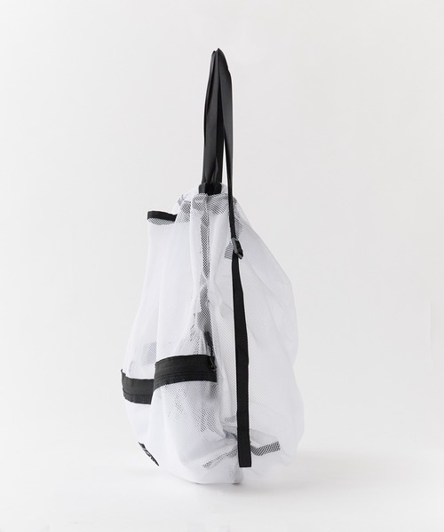 POLeR（ポーラー）の「POLeR/ポーラー MESH STUFF KNAPSACK ナップサック（バックパック/リュック・メンズ・イエロー/ブラック/マルチ/ホワイト・FREE）」の18枚目の写真