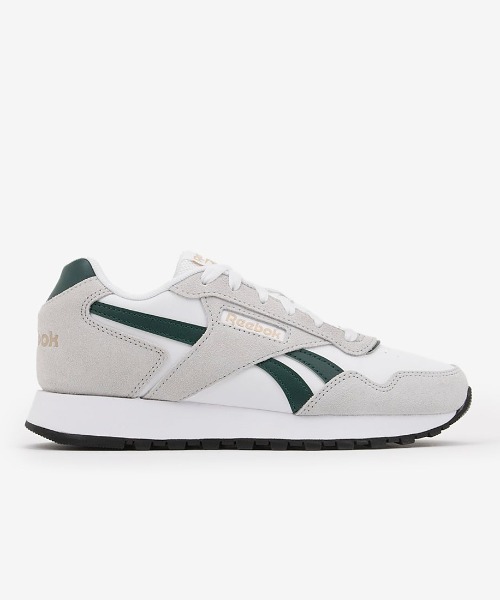 Reebok(リーボック)の「グライド / GLIDE(スニーカー・メンズ・ホワイト×グリーン・29.0cm/28.5cm/28.0cm/27.5cm/27.0cm/26.5cm/26.0cm/25.5cm/25.0cm/24.0cm/24.5cm/23.5cm/23.0cm/22.5cm)」の1枚目の写真