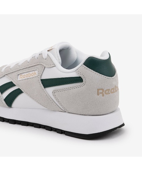 Reebok(リーボック)の「グライド / GLIDE(スニーカー・メンズ・ホワイト×グリーン・29.0cm/28.5cm/28.0cm/27.5cm/27.0cm/26.5cm/26.0cm/25.5cm/25.0cm/24.0cm/24.5cm/23.5cm/23.0cm/22.5cm)」の5枚目の写真