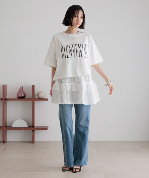 LOWRYS FARM(ローリーズファーム)の「2WAYコットンレースキャミ 493588(キャミソール・レディース・ホワイト/ブラック・FREE)」の10枚目の写真