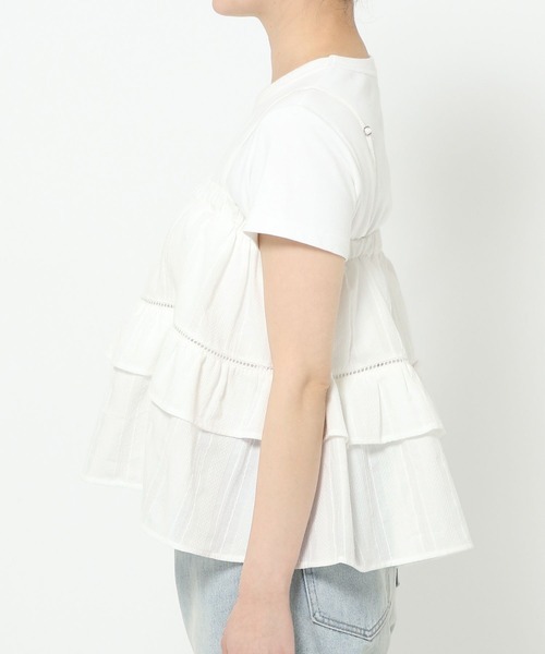 LOWRYS FARM(ローリーズファーム)の「2WAYコットンレースキャミ 493588(キャミソール・レディース・ホワイト/ブラック・FREE)」の14枚目の写真