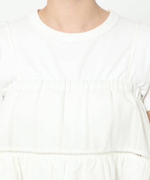 LOWRYS FARM(ローリーズファーム)の「2WAYコットンレースキャミ 493588(キャミソール・レディース・ホワイト/ブラック・FREE)」の16枚目の写真