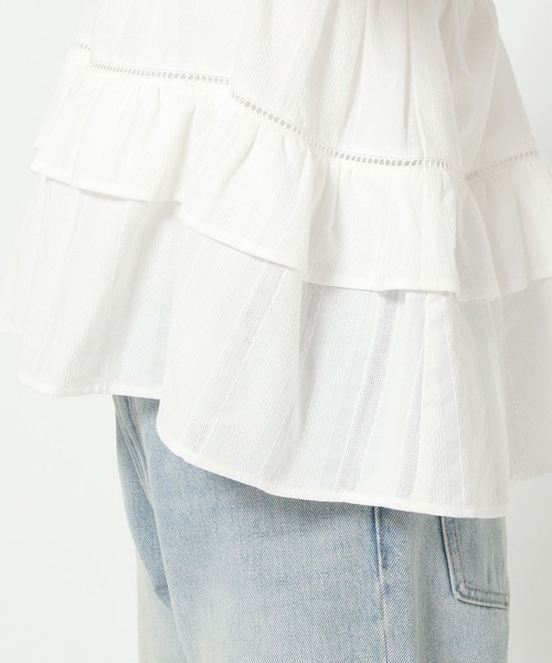 LOWRYS FARM(ローリーズファーム)の「2WAYコットンレースキャミ 493588(キャミソール・レディース・ホワイト/ブラック・FREE)」の18枚目の写真