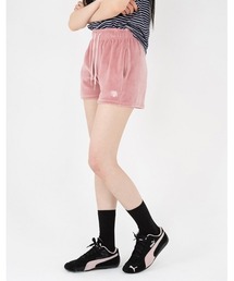 A'GEM/9 × .kom 『muah muah/ムーアムーア』VELOUR TRAINING SHORTS/ベロアトレーニングショーツ
