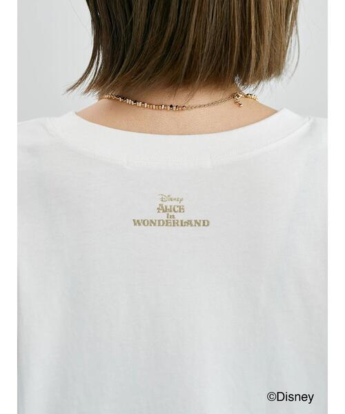 Lugnoncure(ルノンキュール)の「【Disney】ふしぎの国のアリス/プリントTシャツ2(Tシャツ/カットソー・レディース・チャコールグレー/オフホワイト・F)」の7枚目の写真