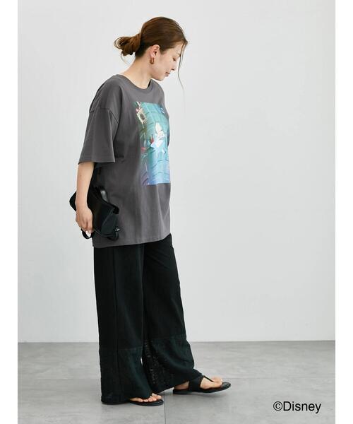 Lugnoncure(ルノンキュール)の「【Disney】ふしぎの国のアリス/プリントTシャツ2(Tシャツ/カットソー・レディース・チャコールグレー/オフホワイト・F)」の10枚目の写真