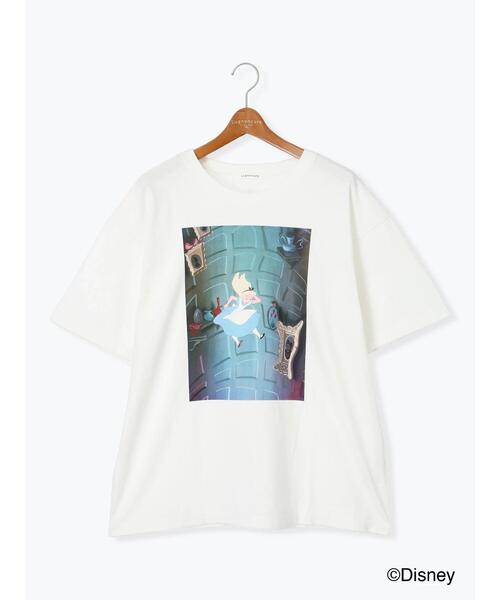 Lugnoncure(ルノンキュール)の「【Disney】ふしぎの国のアリス/プリントTシャツ2(Tシャツ/カットソー・レディース・チャコールグレー/オフホワイト・F)」の13枚目の写真