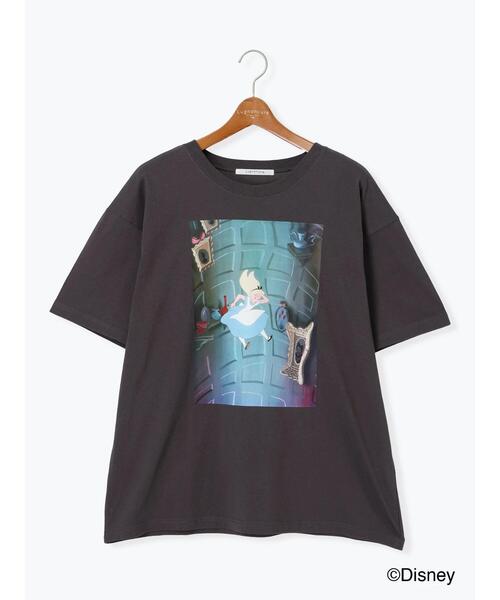 Lugnoncure(ルノンキュール)の「【Disney】ふしぎの国のアリス/プリントTシャツ2(Tシャツ/カットソー・レディース・チャコールグレー/オフホワイト・F)」の14枚目の写真