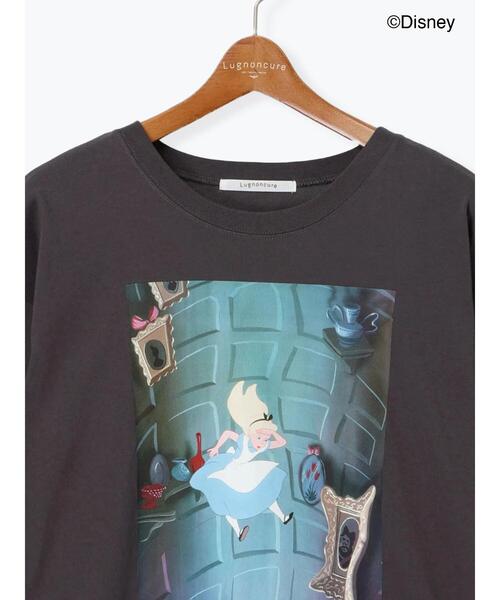 Lugnoncure(ルノンキュール)の「【Disney】ふしぎの国のアリス/プリントTシャツ2(Tシャツ/カットソー・レディース・チャコールグレー/オフホワイト・F)」の16枚目の写真