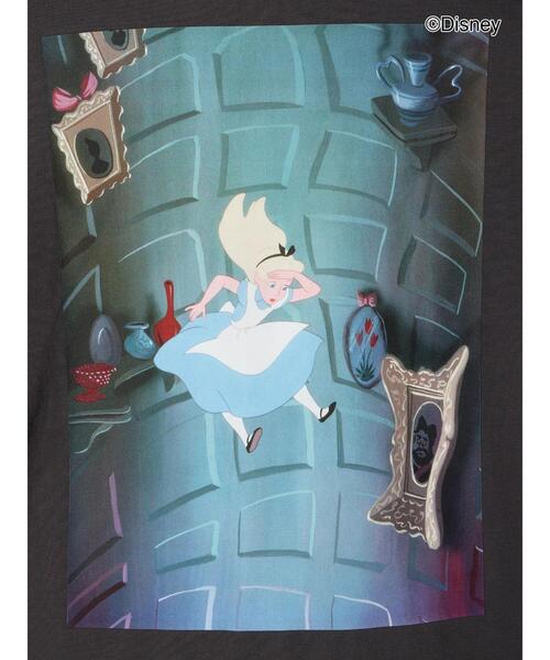 Lugnoncure(ルノンキュール)の「【Disney】ふしぎの国のアリス/プリントTシャツ2(Tシャツ/カットソー・レディース・チャコールグレー/オフホワイト・F)」の21枚目の写真