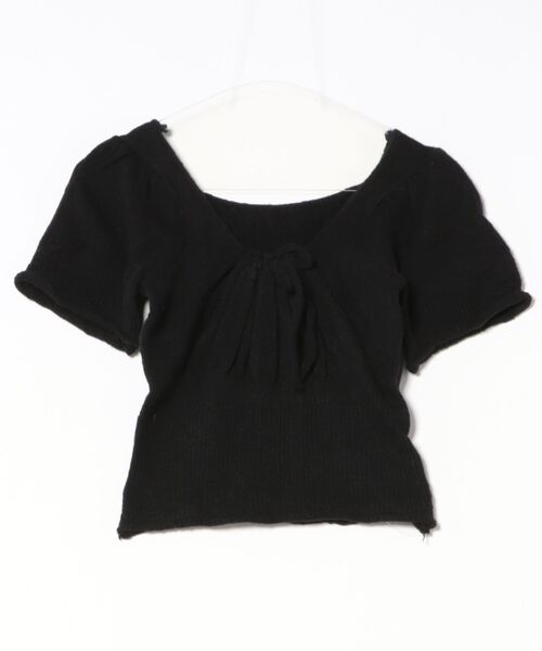 aremoi(アレモイ)の「【aremoi / アレモイ】ギャザーニットトップス(ニット/セーター・レディース・ベージュ/ブラック/グレー・FREE)」の8枚目の写真