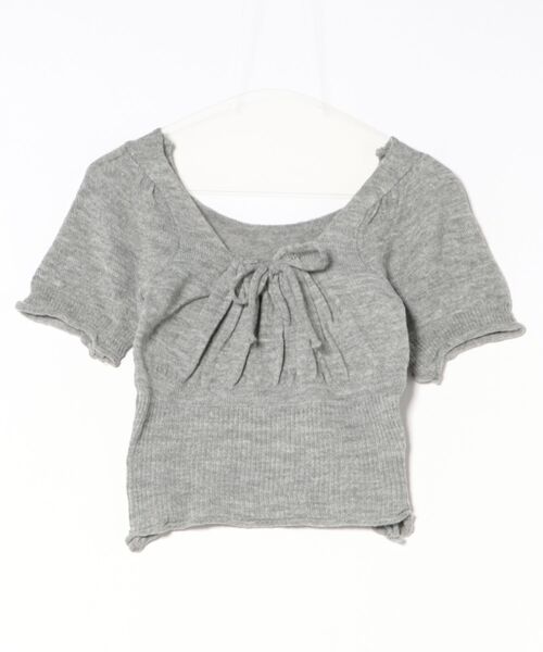 aremoi(アレモイ)の「【aremoi / アレモイ】ギャザーニットトップス(ニット/セーター・レディース・ベージュ/ブラック/グレー・FREE)」の9枚目の写真
