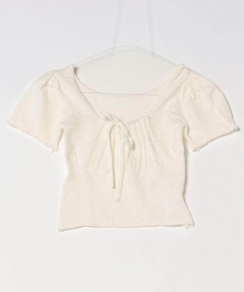 aremoi(アレモイ)の「【aremoi / アレモイ】ギャザーニットトップス(ニット/セーター・レディース・ベージュ/ブラック/グレー・FREE)」の10枚目の写真