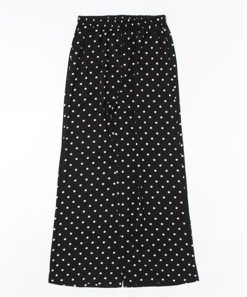 INTERPLANET(インタープラネット)の「【接触冷感】デシンプリントウエストゴムパンツ(その他パンツ・レディース・ブラック/ブラック系その他・FREE)」の3枚目の写真