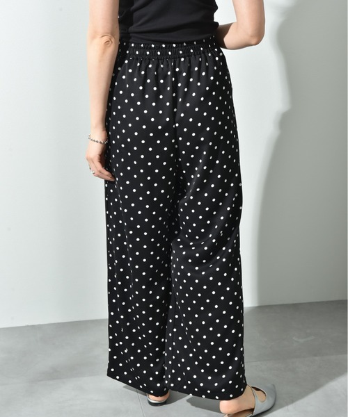 INTERPLANET(インタープラネット)の「【接触冷感】デシンプリントウエストゴムパンツ(その他パンツ・レディース・ブラック/ブラック系その他・FREE)」の11枚目の写真