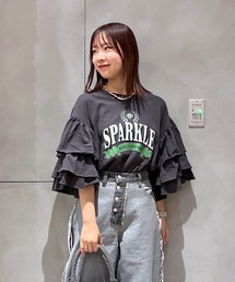 RODEO CROWNS WIDE BOWL | SPARKLE フリルトップス(Tシャツ/カットソー)