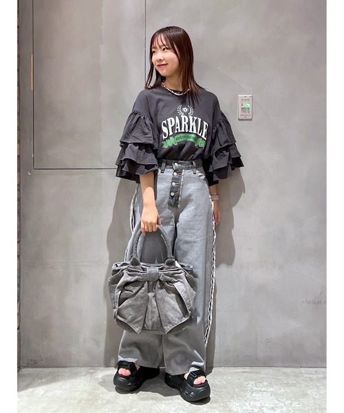 セール】SPARKLE フリルトップス（Tシャツ/カットソー）｜RODEO