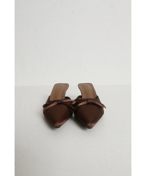 &. NOSTALGIA(アンドドットノスタルジア)の「【ZOZO限定】リボンミュール(その他シューズ・レディース・ブラック/ブラウン・M/L)」の13枚目の写真