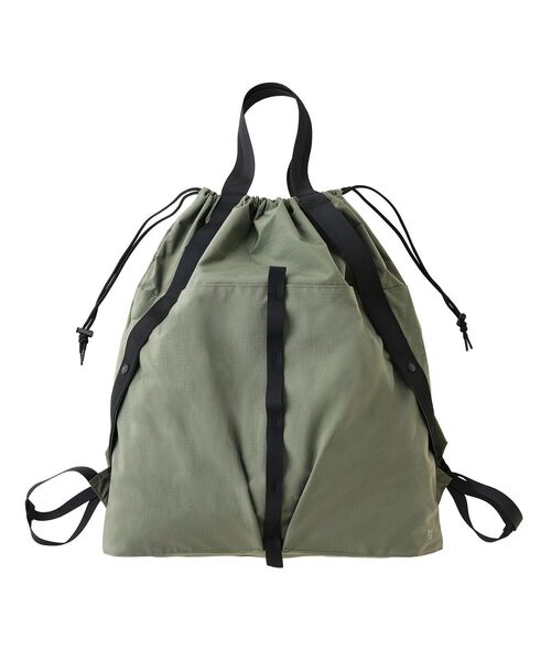 TRAVEL SHOP MILESTO(トラベルショップミレスト)の「MILESTO UTILITY パッカブル2WAYリュック(バックパック/リュック・メンズ・カーキ/キャメル/ブラック・フリ-)」の1枚目の写真