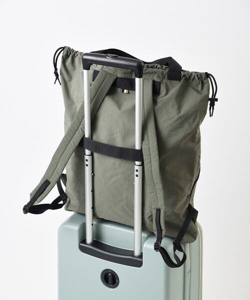 TRAVEL SHOP MILESTO(トラベルショップミレスト)の「MILESTO UTILITY パッカブル2WAYリュック(バックパック/リュック・メンズ・カーキ/キャメル/ブラック・フリ-)」の5枚目の写真