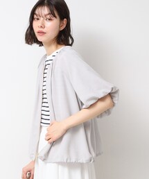 Dessin | 【洗える】ドローコード付きバルーン袖ブルゾン(ブルゾン)