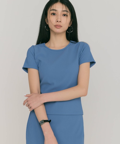 BLUE×PALANG(ブルーパラン)の「STRETCH TOP(Tシャツ/カットソー・レディース・ブルー・SMALL/MEDIUM)」の1枚目の写真