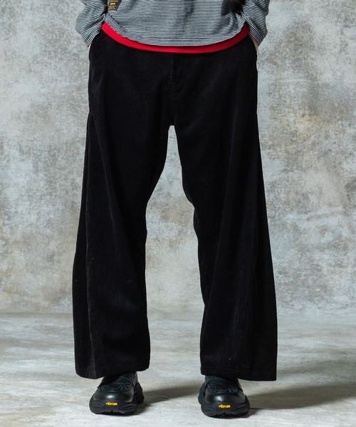 glamb(グラム)の「Overflow Corduroy Pants / オーバーフロウコーデュロイパンツ(その他パンツ・メンズ・ブラウン/ミント/ブラック・S/M/L)」の1枚目の写真