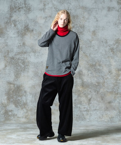 glamb(グラム)の「Overflow Corduroy Pants / オーバーフロウコーデュロイパンツ(その他パンツ・メンズ・ブラウン/ミント/ブラック・S/M/L)」の9枚目の写真