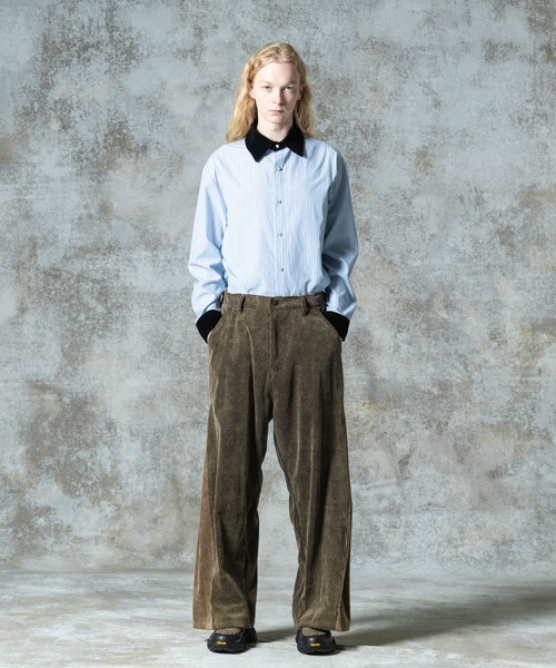 glamb(グラム)の「Overflow Corduroy Pants / オーバーフロウコーデュロイパンツ(その他パンツ・メンズ・ブラウン/ミント/ブラック・S/M/L)」の12枚目の写真
