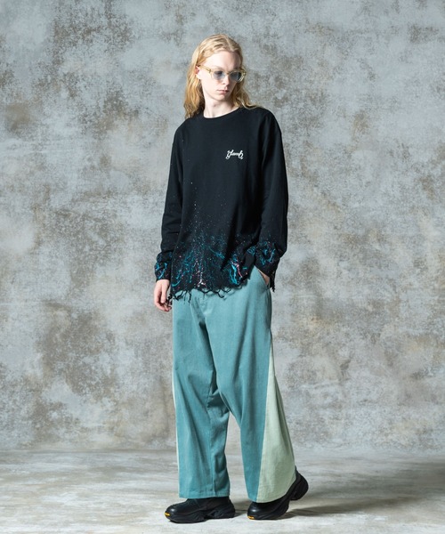 glamb(グラム)の「Overflow Corduroy Pants / オーバーフロウコーデュロイパンツ(その他パンツ・メンズ・ブラウン/ミント/ブラック・S/M/L)」の19枚目の写真