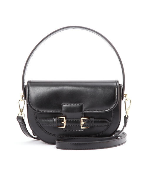 EDIT COLOGNE（エディットコロン）の「フロントベルトミニショルダーバッグ（ショルダーバッグ・レディース・ブラック/ホワイト系その他・ﾌﾘ-）」の10枚目の写真