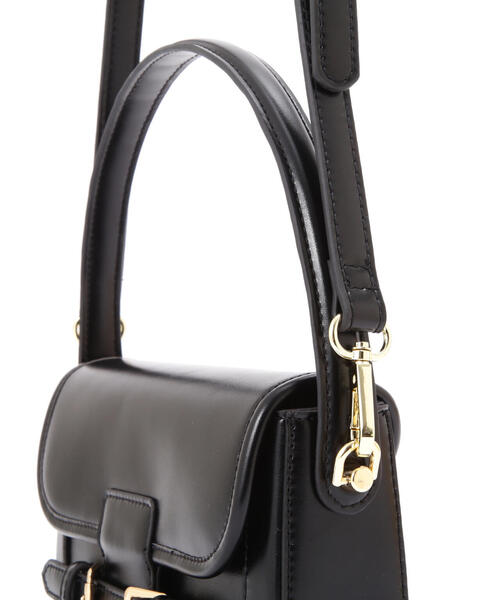 EDIT COLOGNE（エディットコロン）の「フロントベルトミニショルダーバッグ（ショルダーバッグ・レディース・ブラック/ホワイト系その他・ﾌﾘ-）」の8枚目の写真