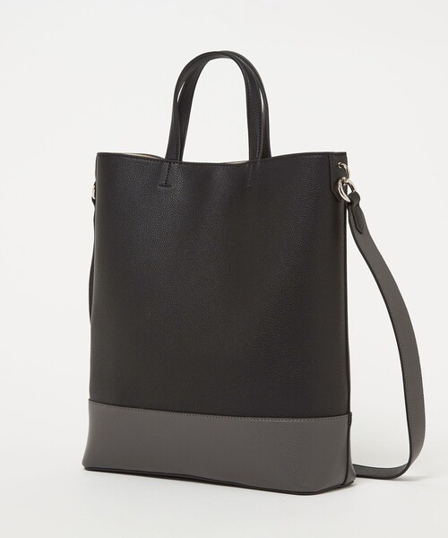 UNITED ARROWS(ユナイテッドアローズ)の「トリプルカラー バーチカル トートバッグ(トートバッグ・レディース・ナチュラル/ブラック・FREE)」の13枚目の写真