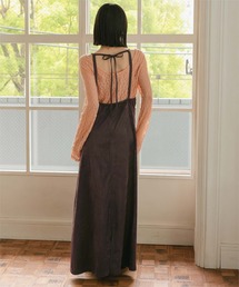 miette（ミエット）の「バックリボンスエードワンピース（ワンピース・レディース）」