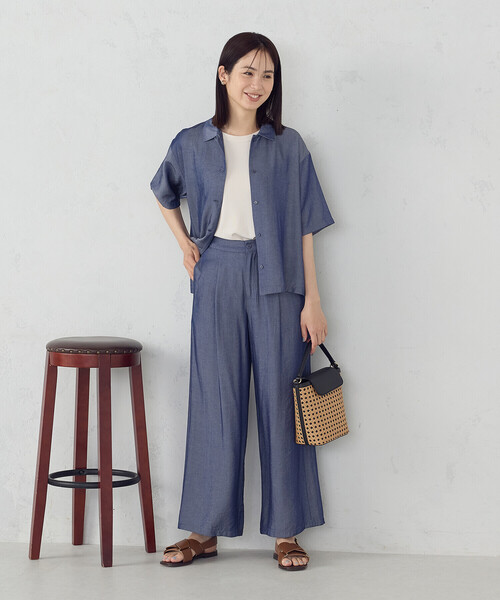 COMME CA ISM（コムサイズム）の「アメリカンスリーブ タンクトップ（タンクトップ・レディース・アイボリー/ブラック/カーキ/チャコール・MEDIUM/LARGE）」の5枚目の写真