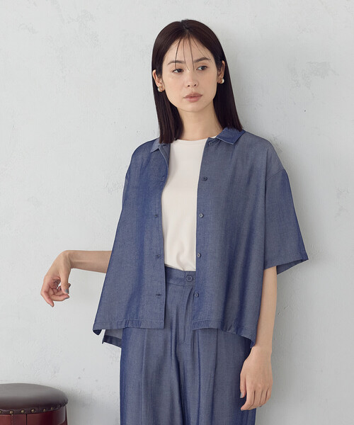 COMME CA ISM（コムサイズム）の「アメリカンスリーブ タンクトップ（タンクトップ・レディース・アイボリー/ブラック/カーキ/チャコール・MEDIUM/LARGE）」の7枚目の写真