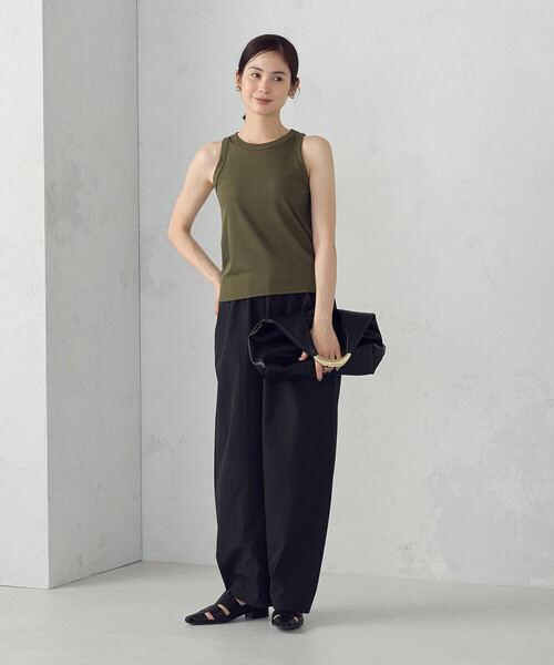 COMME CA ISM（コムサイズム）の「アメリカンスリーブ タンクトップ（タンクトップ・レディース・アイボリー/ブラック/カーキ/チャコール・MEDIUM/LARGE）」の18枚目の写真