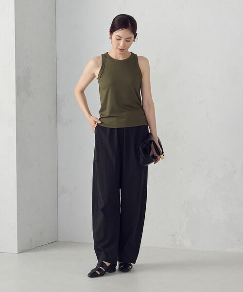 COMME CA ISM（コムサイズム）の「アメリカンスリーブ タンクトップ（タンクトップ・レディース・アイボリー/ブラック/カーキ/チャコール・MEDIUM/LARGE）」の19枚目の写真