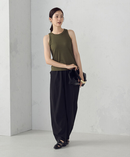 COMME CA ISM（コムサイズム）の「アメリカンスリーブ タンクトップ（タンクトップ・レディース・アイボリー/ブラック/カーキ/チャコール・MEDIUM/LARGE）」の20枚目の写真